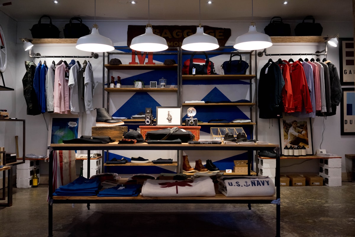 Showroom entrance beach bag collections